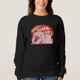 Sweatshirt Cochon Chaud Rose Chaud Manger Poivre Cuisine