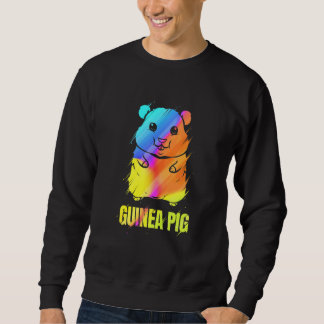 Sweatshirt Cochon d'Inde Coloré Art     Cochon d'Inde