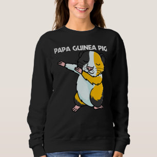 Sweatshirt Cochon d'Inde mignon pour homme Papa Animal de com
