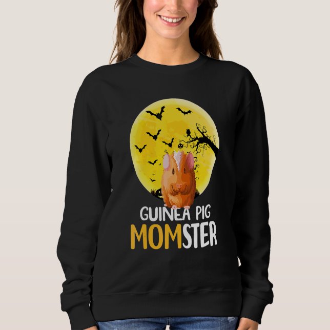 Sweatshirt Cochon d'Inde Monstre Pour Halloween Et Cochon d'I (Devant)