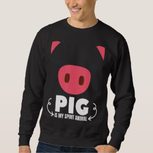 Sweatshirt Cochon Est Mon Esprit Animal Chiens Garçons Filles
