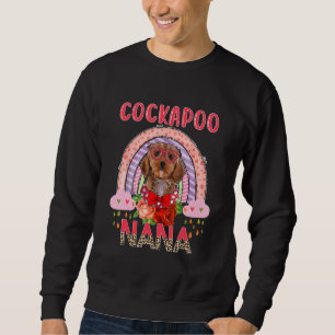 Sweatshirt Cockapoo Nana Cute Rainbow Rainy Chig Fête des mèr