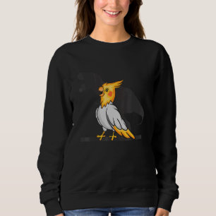 Sweatshirt Cockatiel Pour Enfants Hommes Femmes Birb Meme