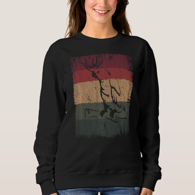 Sweatshirt Cockatoo de perroquet animal rétro 1 (Devant)
