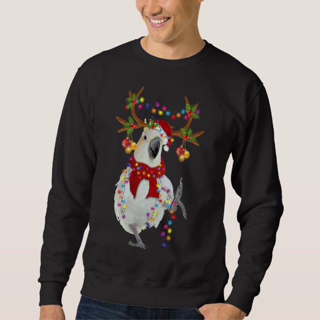 Sweatshirt Cockatoo Magnifique renne Arbre de Noël Light Xm (Devant)