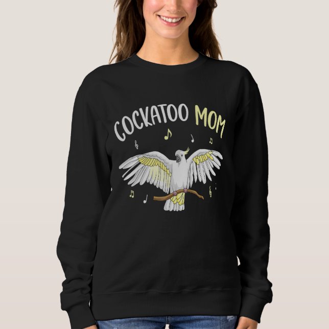 Sweatshirt Cockatoo Maman Parrot Oiseaux Femmes (Devant)