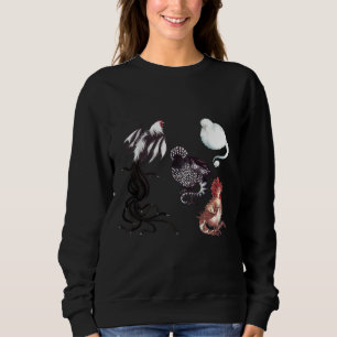 Sweatshirt cockatrices de poulet fantaisie