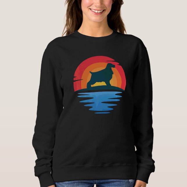 Sweatshirt Cocker Spaniel Anglais Race de Chien  3 (Devant)