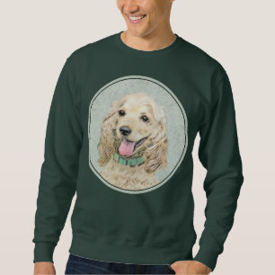 Sweatshirt Cocker Spaniel Buff Peinture - Art Chien original
