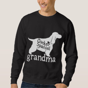 Sweatshirt Cocker Spaniel Grandma Cadeaux mignonette Grand-mè