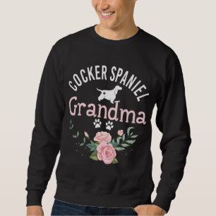 Sweatshirt Cocker Spaniel Grandma mignonne Amoureux des chien