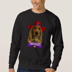 Sweatshirt Cocker Spaniel Pop Love Cocker Papa d'Espagne
