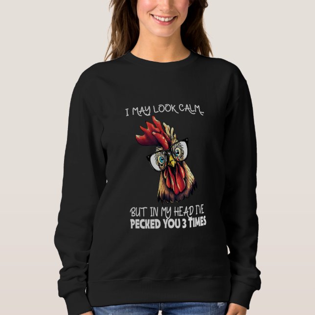 Sweatshirt Cockerel Saying  Gockel Chicken Coop Chicken Coop  (Devant)