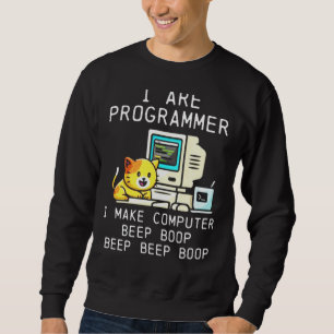 Sweatshirt Codage du bloc sonore du casque de programmateur