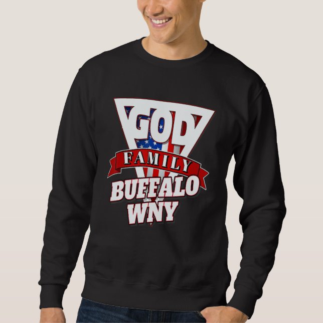 Sweatshirt Code régional 716 Buffalo New York BFLO WNY pour l (Devant)