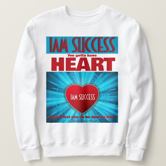 SWEATSHIRT CŒUR (Design devant)