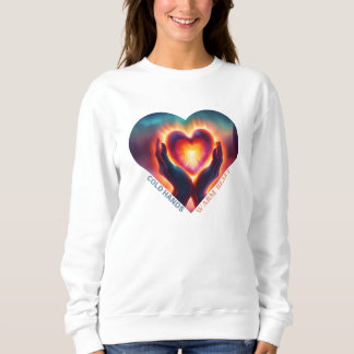 Sweatshirt Coeur chaud des mains froides