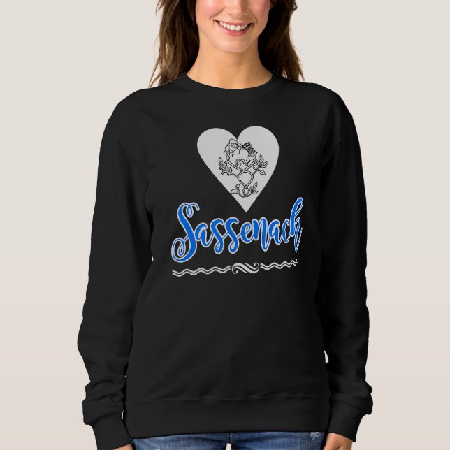 Sweatshirt Coeur de chardon Sassenach (Devant)