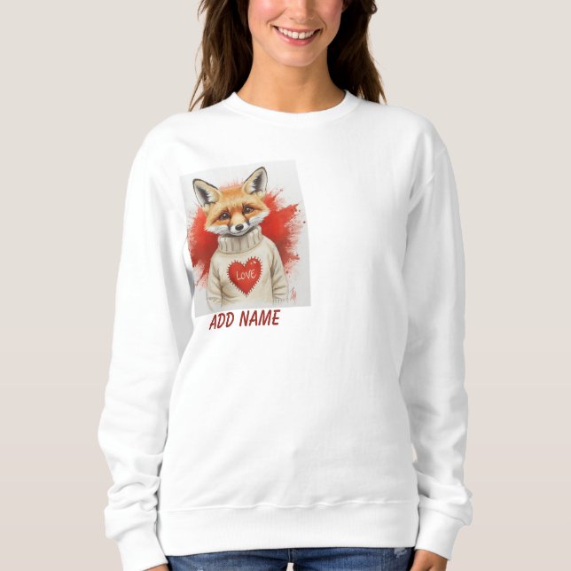 Sweatshirt Cœur de la renarde  (Devant)