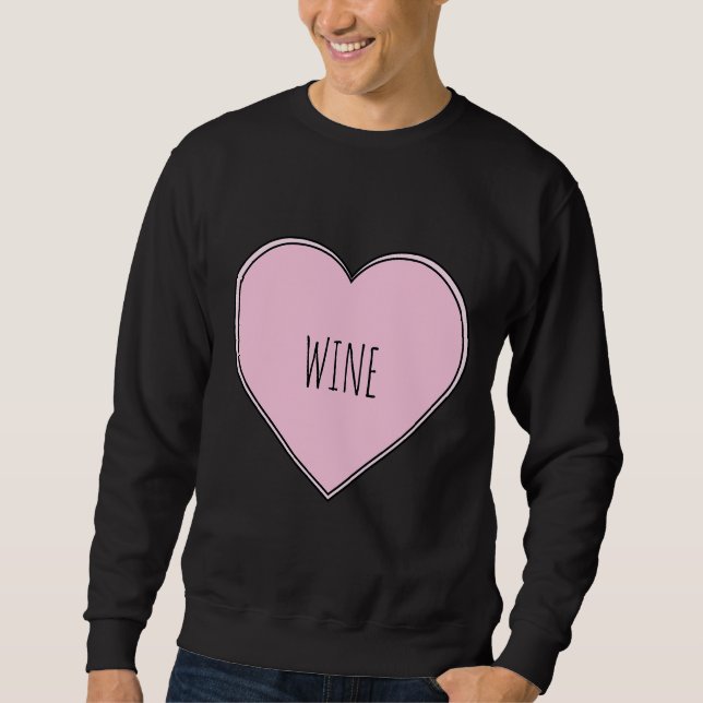 Sweatshirt Coeur du vin (Devant)