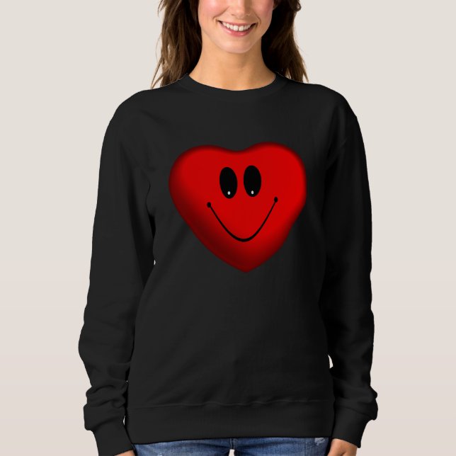 Sweatshirt Coeur heureux (Devant)