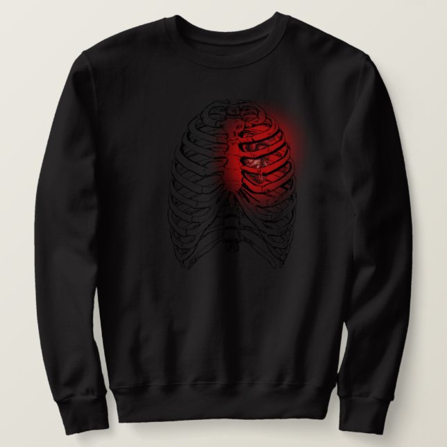 Sweatshirt Coeur lumineux (Design devant)