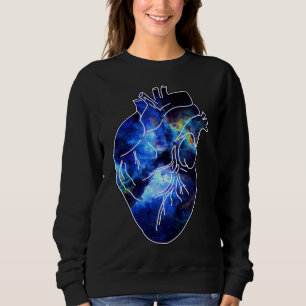 Sweatshirt Coeur plein d'infini anatomie spatiale