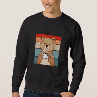 Sweatshirt Coffee Coffee Angry Bear
