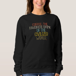 Sweatshirt Coffee Creamer Pour Papa Sarcastique Dire Café