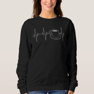 Sweatshirt Coffee Ekg Vêtements Café