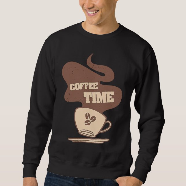 Sweatshirt Coffee  Espresso Barista Cappuccino Latte  1 (Devant)