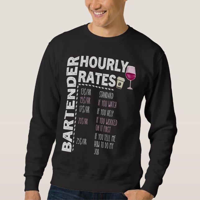Sweatshirt Coffee Wine quote Barista cool Coffee Wine  1 (Devant)