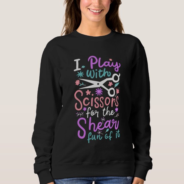 Sweatshirt Coiffeur coiffeur cadeau coiffeur (Devant)