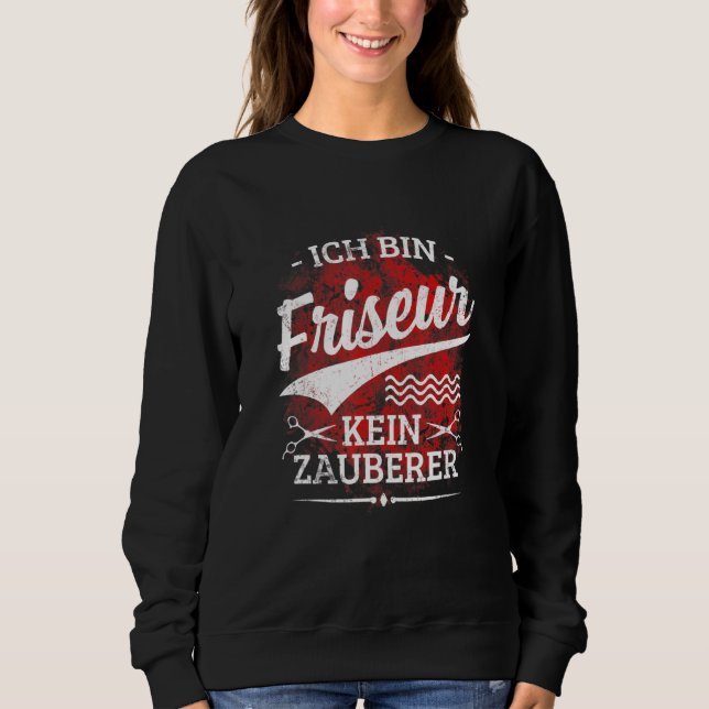 Sweatshirt Coiffeur Dire Coiffeuse Stylo Motif 2 (Devant)
