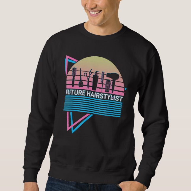 Sweatshirt Coiffeur futur Coiffeur futur Coiffeuse  (Devant)