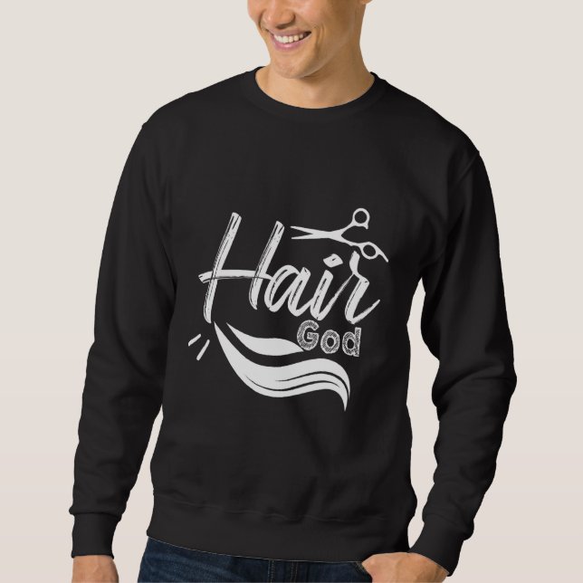 Sweatshirt Coiffeur Styliste - Coiffeuse Coiffeuse (Devant)