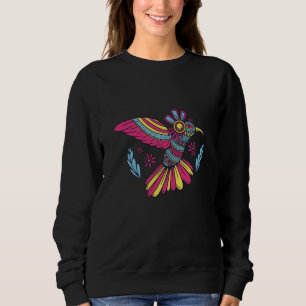 Sweatshirt Colibri de Mandala coloré