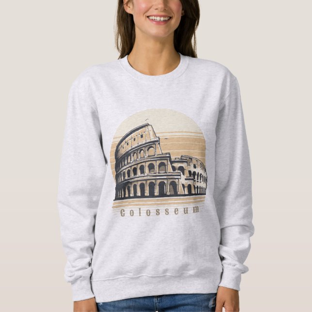 Sweatshirt Colisée Rome Italie Europe (Devant)