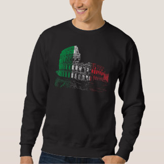 Sweatshirt Colisée Rome Italie Fierté du drapeau