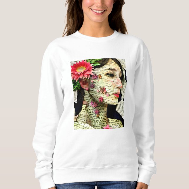 Sweatshirt Collage artistique de Pretty Woman   (Devant)