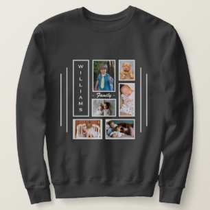 Sweatshirt Collage photo personnalisé Hommes personnalisés gr