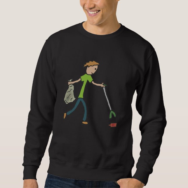 Sweatshirt Collecte de journaux et de dossiers (Devant)