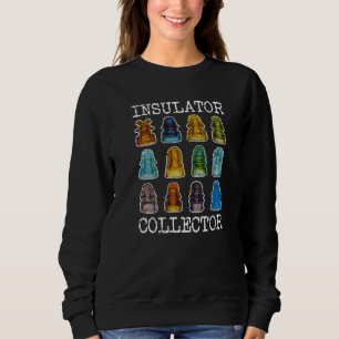 Sweatshirt Collecteur d'isolateur Télégraphe antique Glaces V