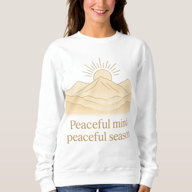 Sweatshirt Collection Calme d'Hiver (Devant)