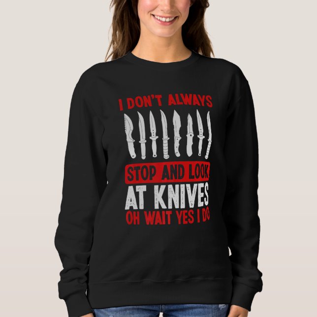 Sweatshirt Collection de couteaux Coutellerie Fabrication de  (Devant)