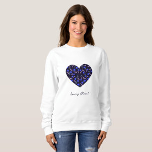 Sweatshirt Collection de motifs floraux printaniers