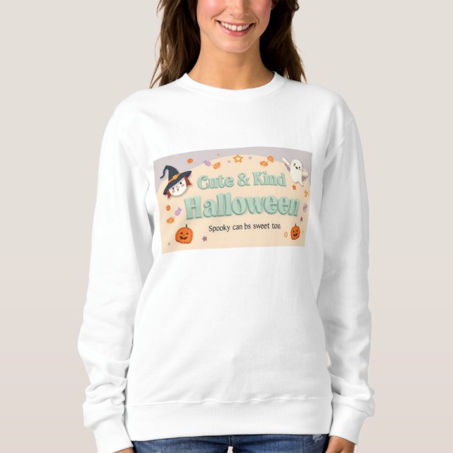 Sweatshirt 🧡 ✨ Collection « Halloween adorable et gentil » � (Devant)