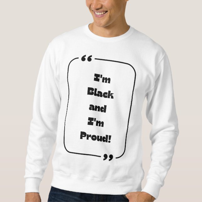 Sweatshirt Collection Mois de l'histoire noire (Devant)