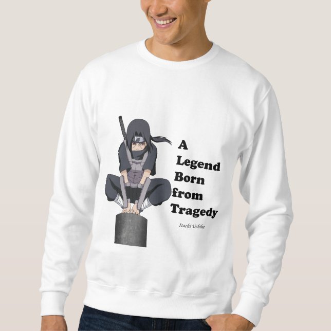 Sweatshirt Collection T-Shirt Itachi Uchiha style mode (Devant)