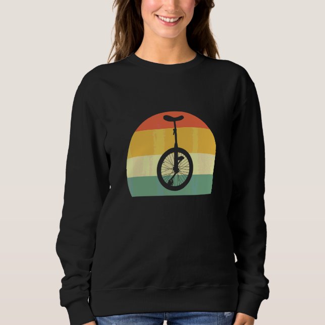 Sweatshirt Collectionneur de monocycles vintage (Devant)